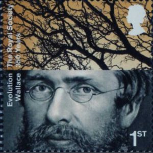 Alfred Russel Wallace 350 year stamp